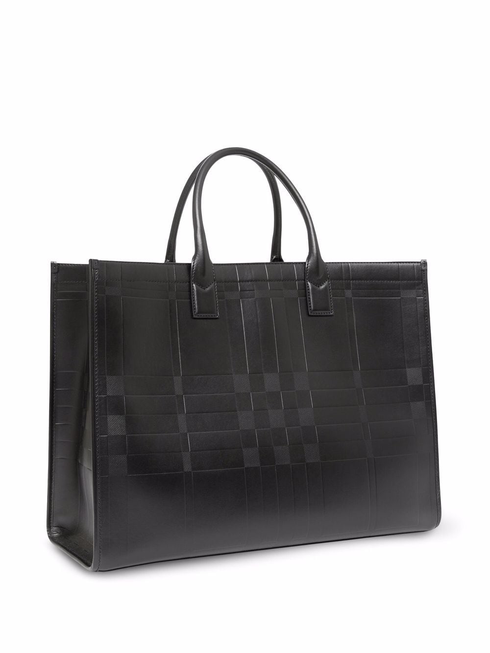 Burberry Denny Embossed Leather Tote Bag - Farfetch