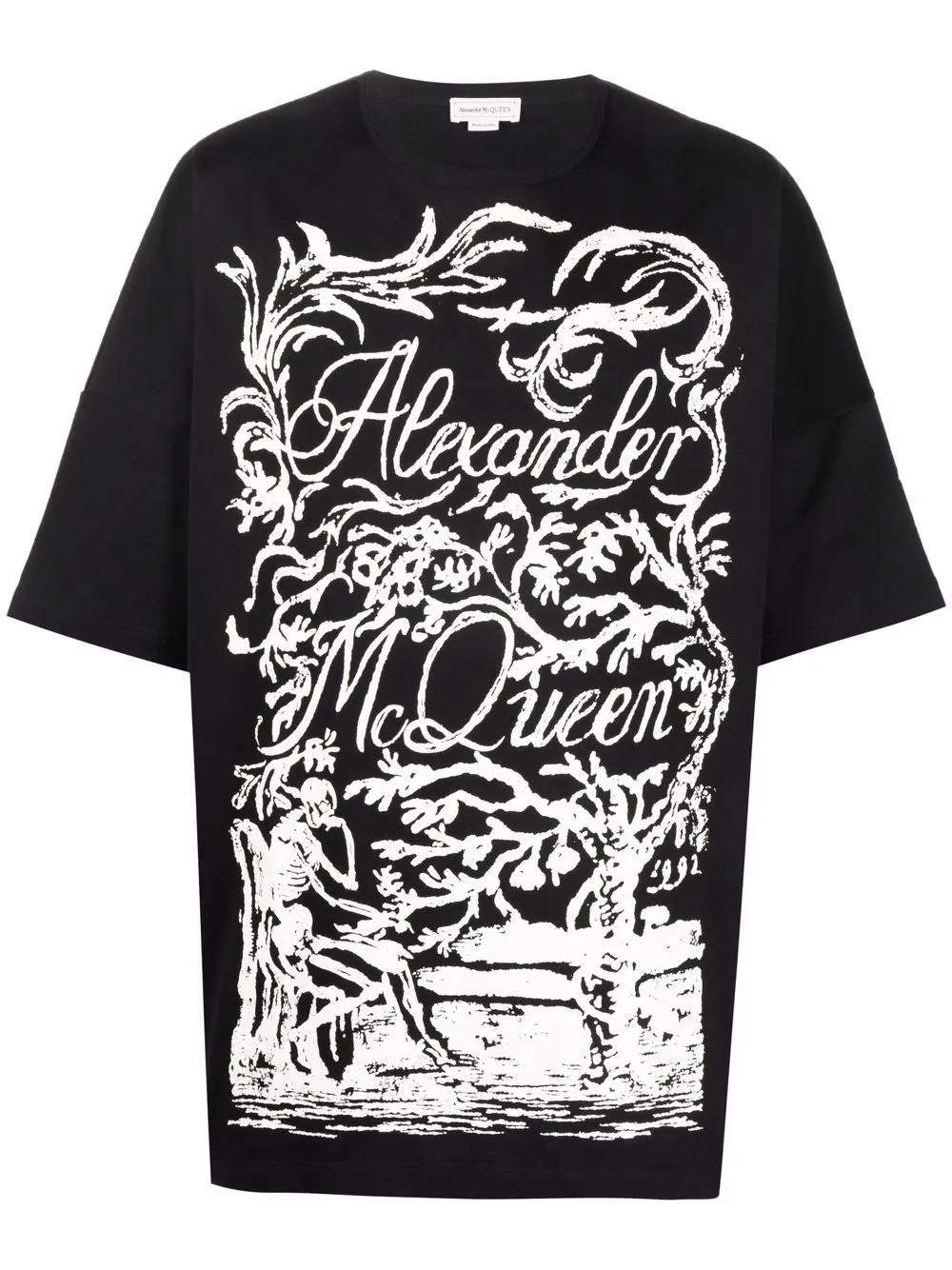 

Alexander McQueen logo-print cotton T-shirt - Black