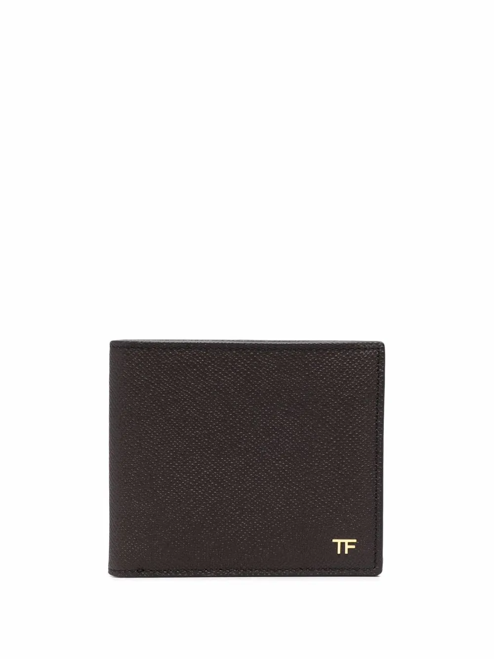 

TOM FORD logo-lettering leather wallet - Brown