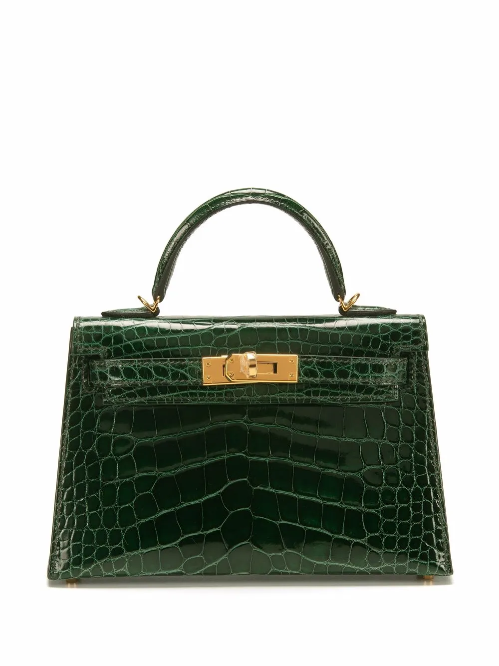 

Hermès pre-owned mini Kelly 20 2way bag - Green