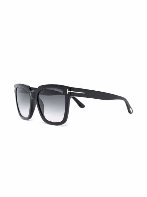 square-frame tinted sunglasses