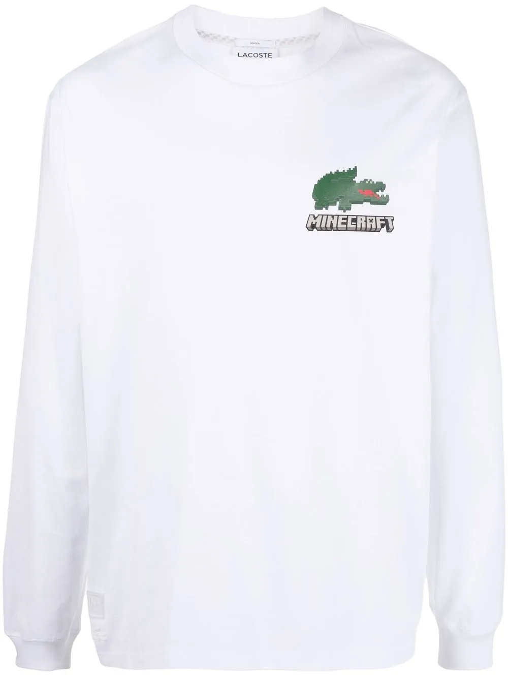 

Lacoste playera Minecraft - Blanco