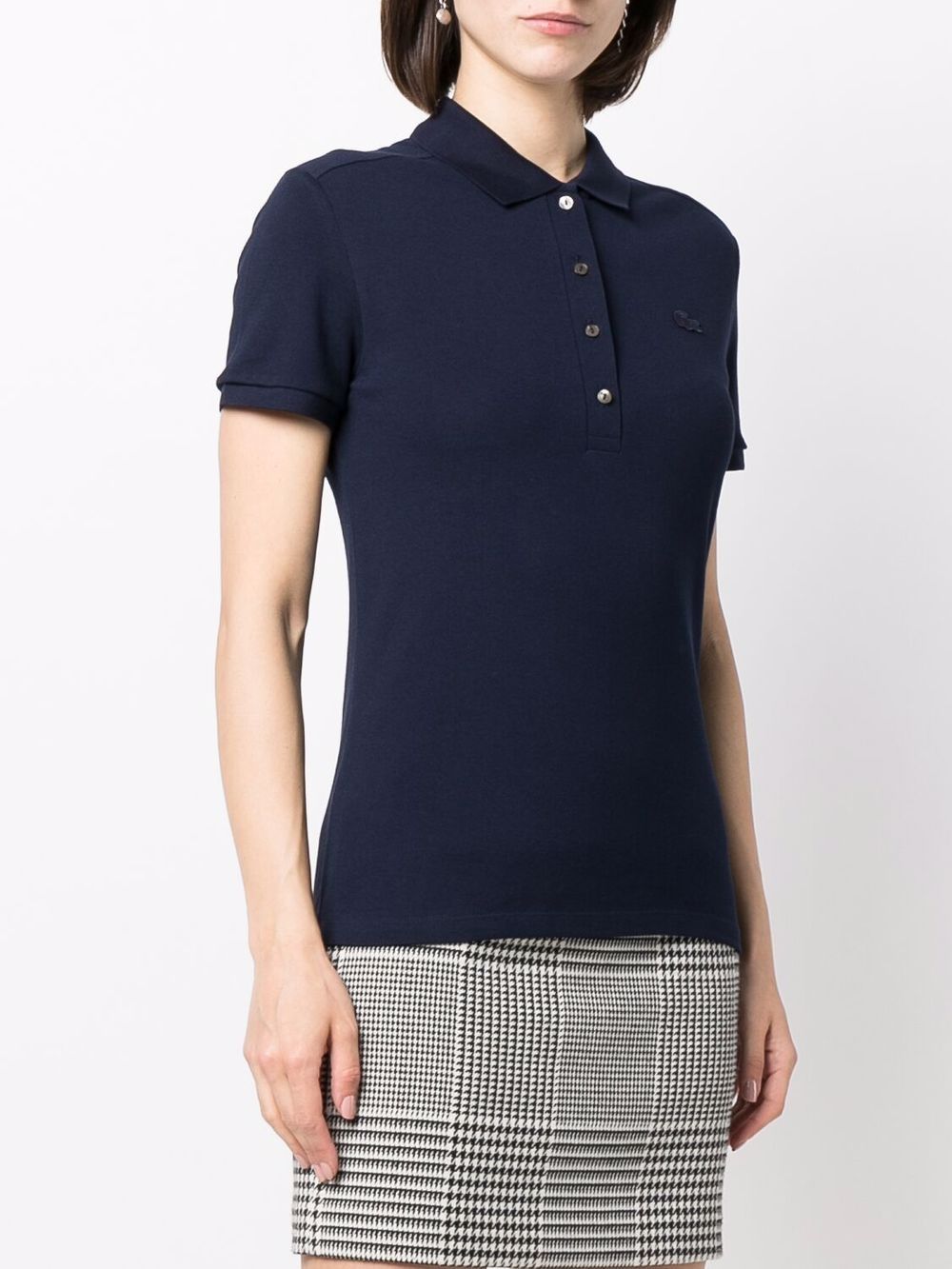 Lacoste chest logo-patch polo top Women