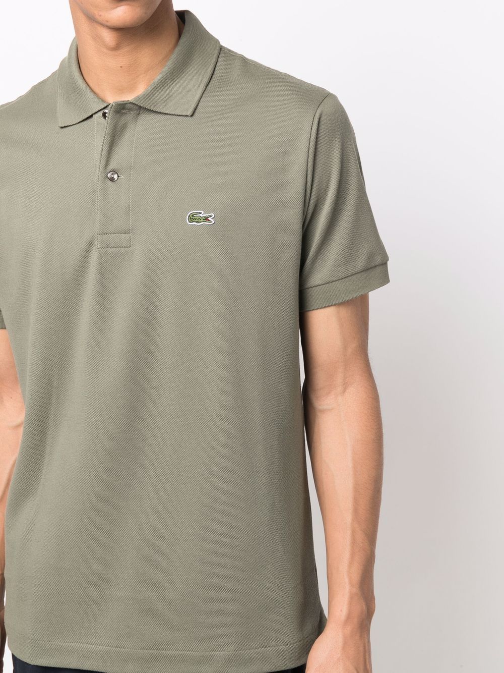 Lacoste chest logo-patch polo shirt Men