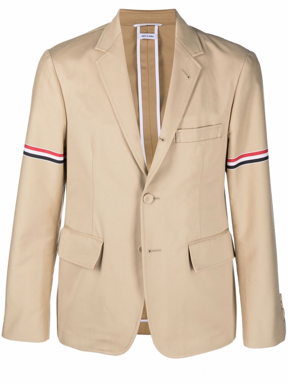 

Thom Browne blazer con rayas RWB - Neutro