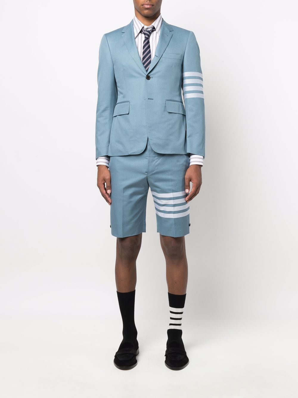 Thom Browne Getailleerde shorts - Blauw