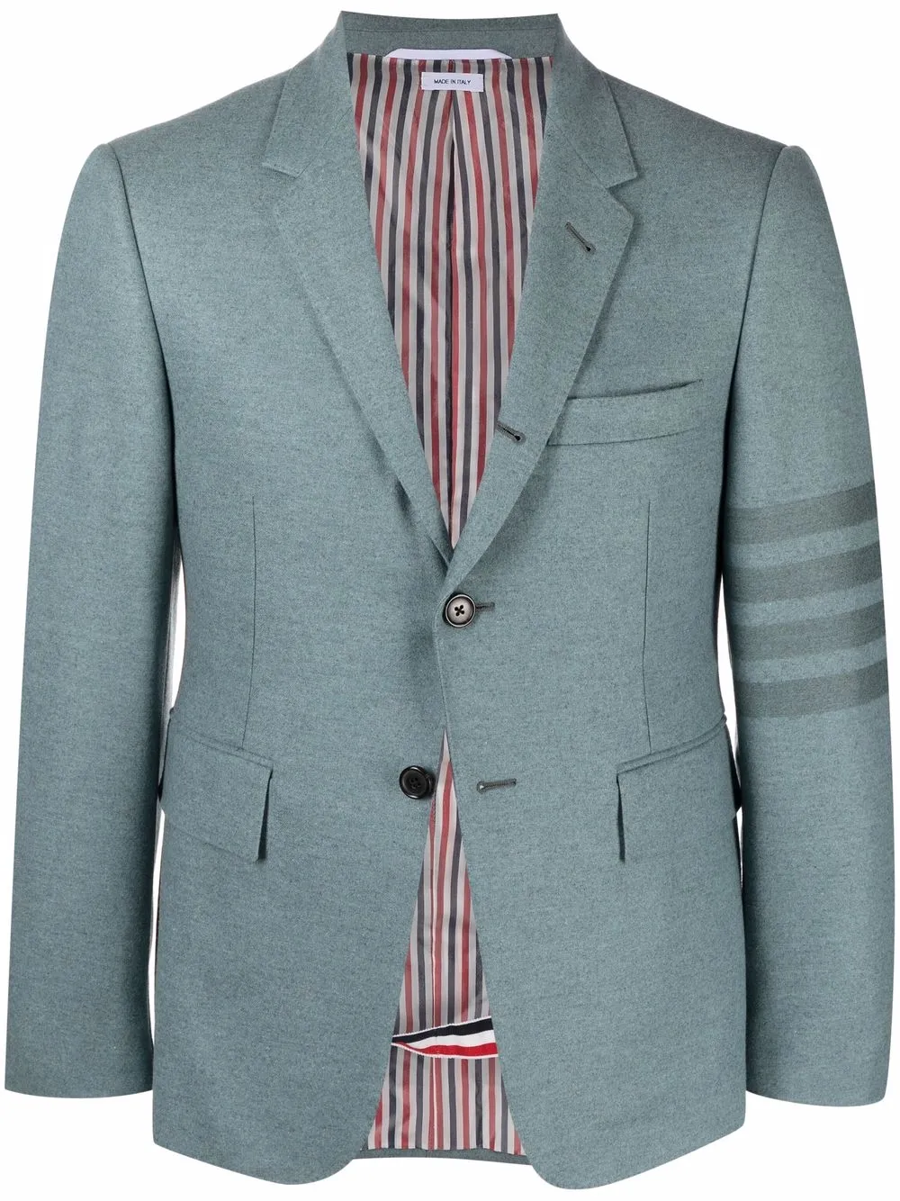 

Thom Browne abrigo Fit 1 con motivo 4-Bar - Azul