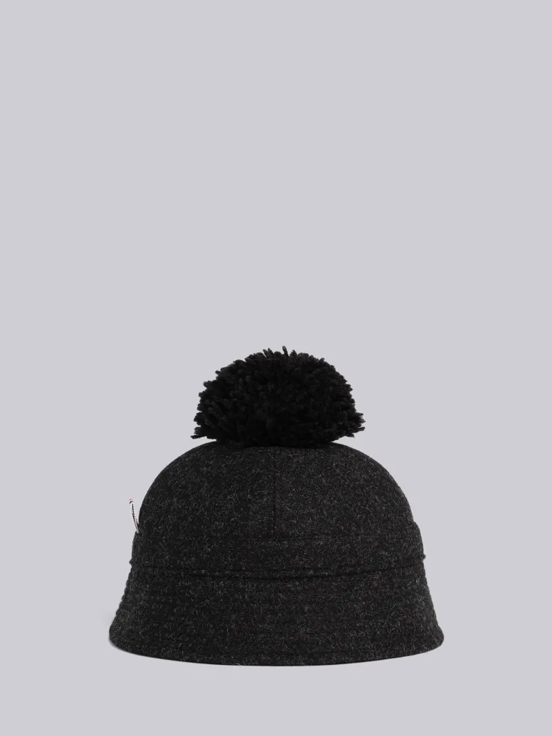 Donegal Tweed 4-Panel Pom Pom Bucket 