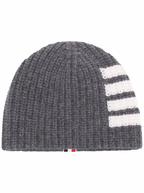 Thom Browne 4-Bar Stripe knitted beanie