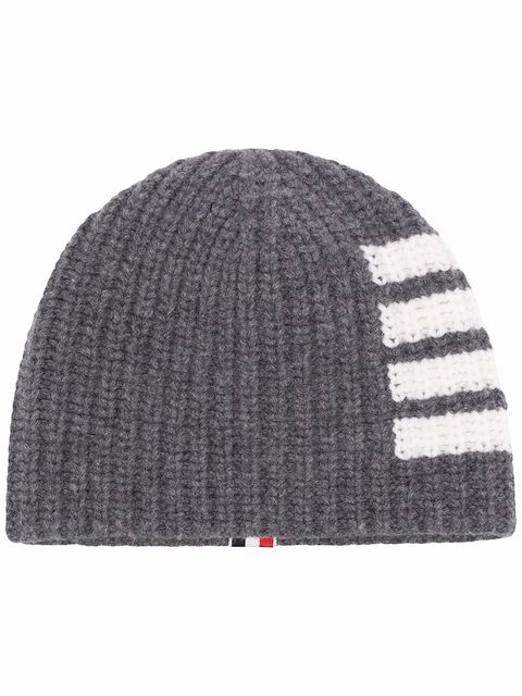 Thom Browne 四条纹针织套头帽