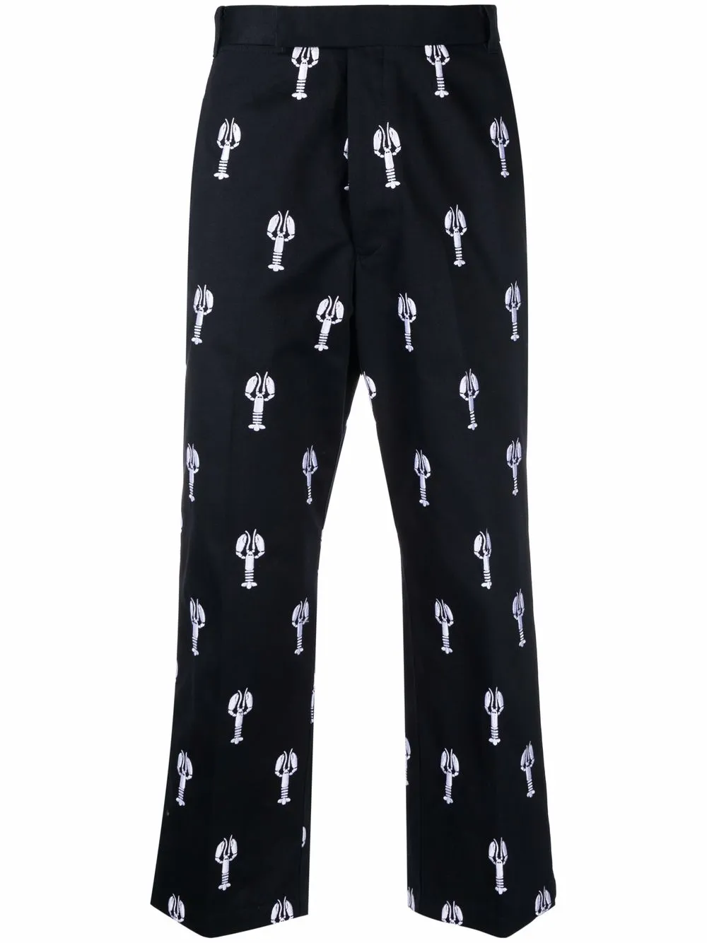 

Thom Browne pantalones con motivo de langostas - Azul