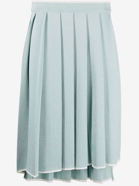 Thom Browne high-low pleated skirt
