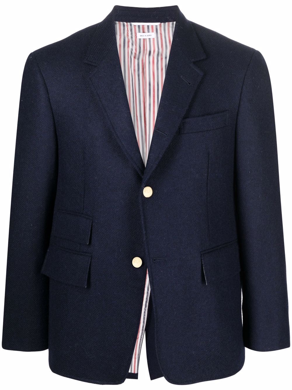 Thom Browne single-breasted wool blazer - Blue