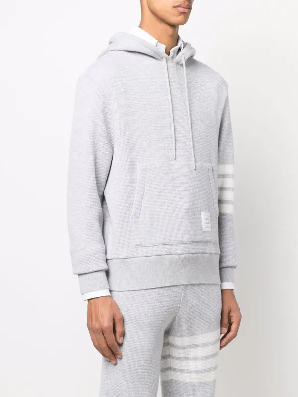 Thom Browne 4BAR ストライプ パーカー | グレー | FARFETCH JP