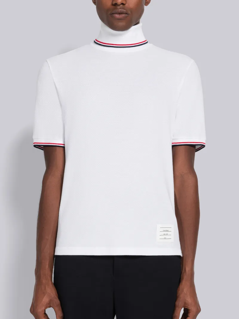 Classic Pique Stripe Short Sleeve 