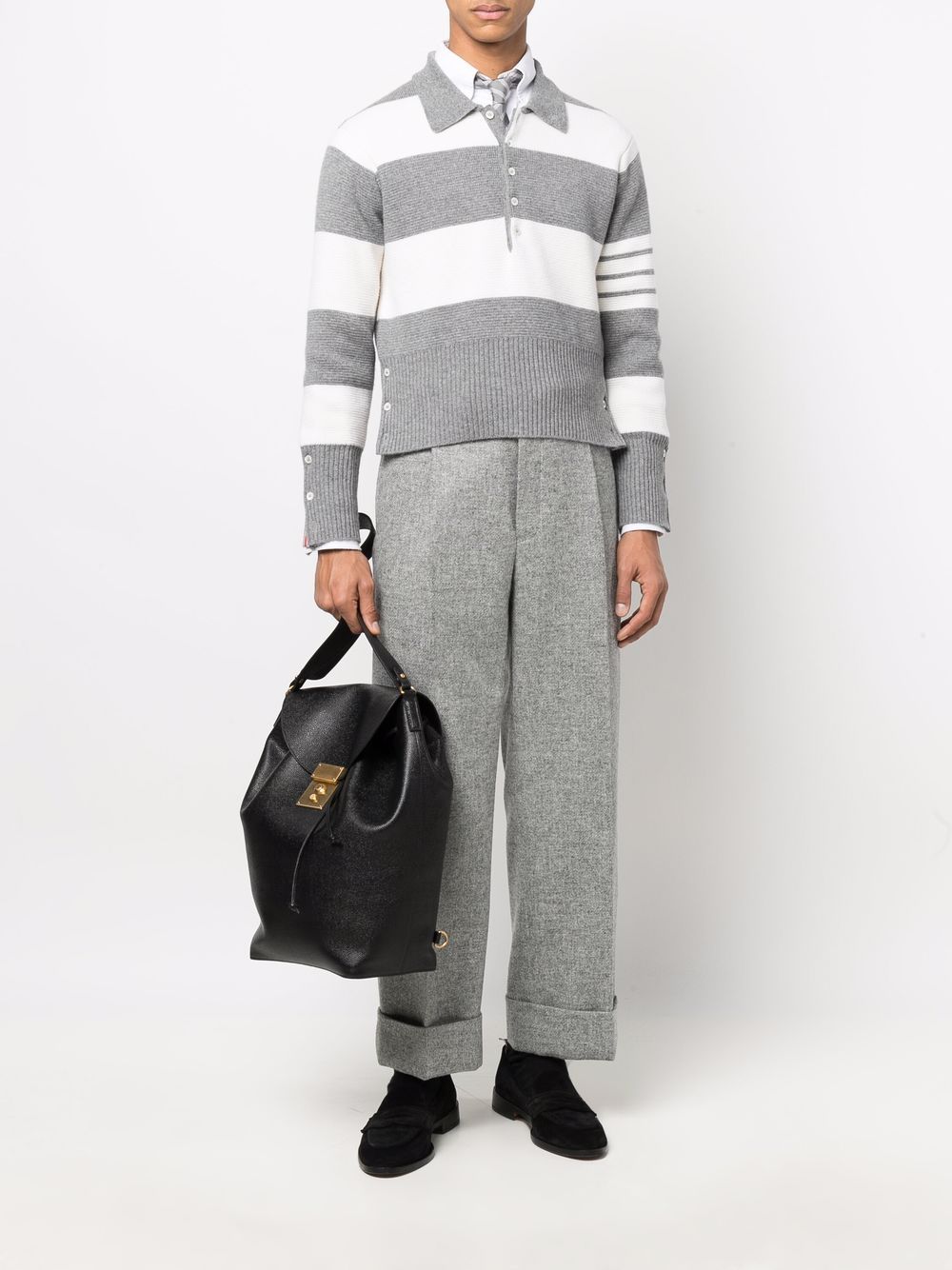 Thom Browne Kasjmier trui - Grijs