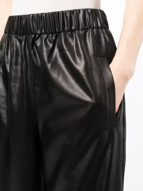 Tibi faux-leather Joggers - Farfetch