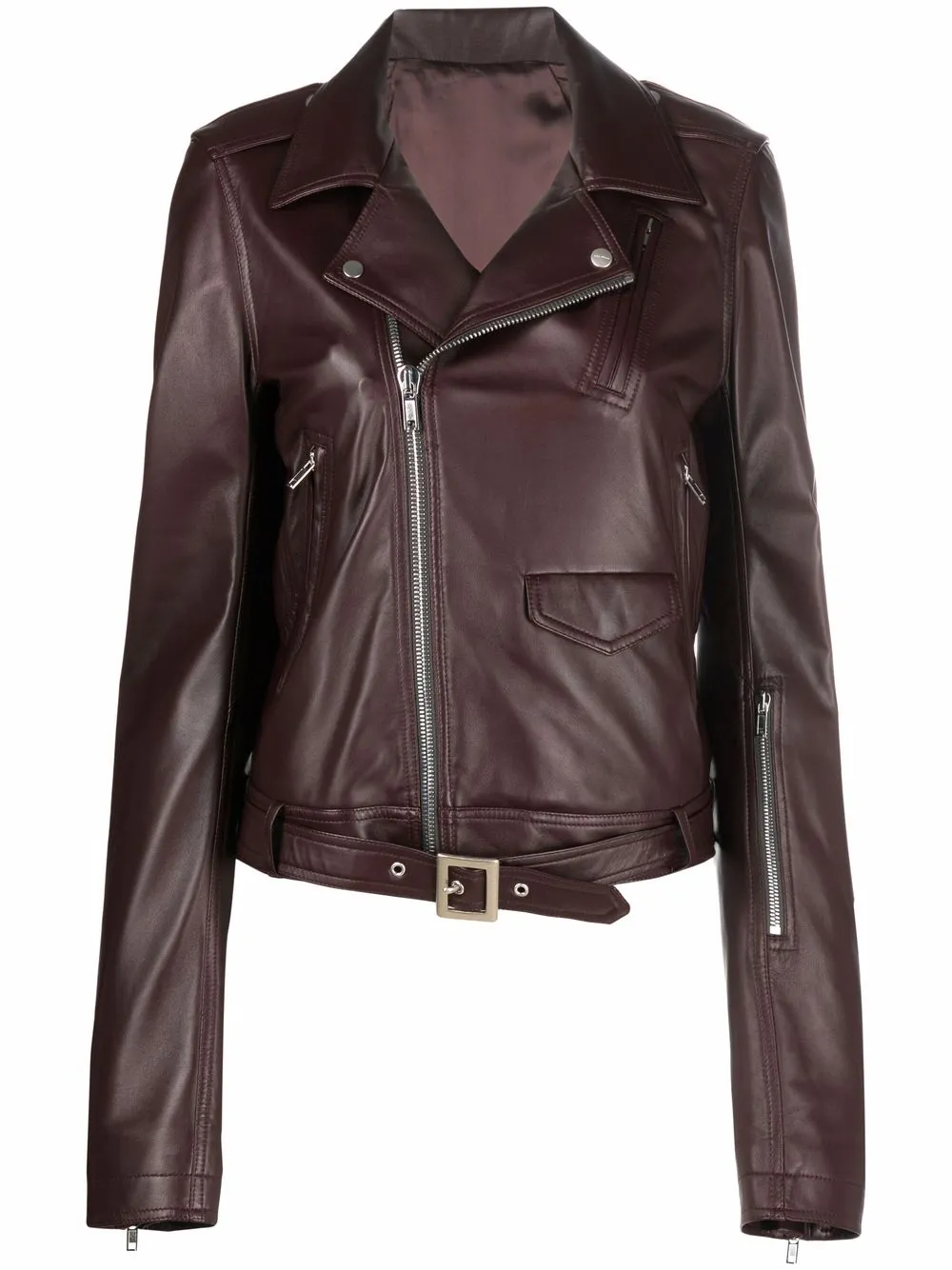 

Rick Owens chamarra biker Lukes Stooges - Rojo