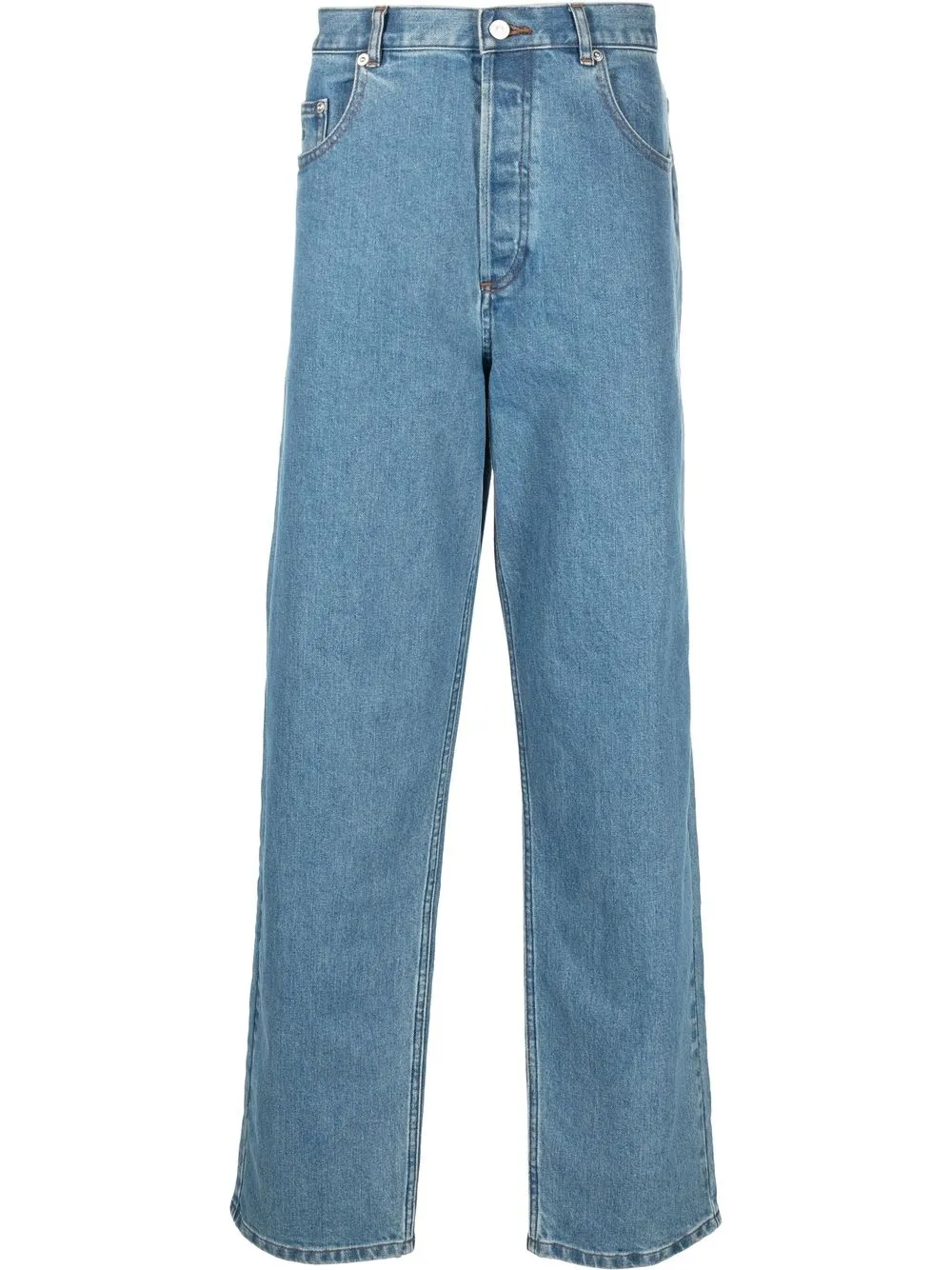 

Lacoste long-length straight-leg jeans - Blue