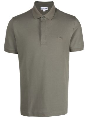 grey lacoste polo