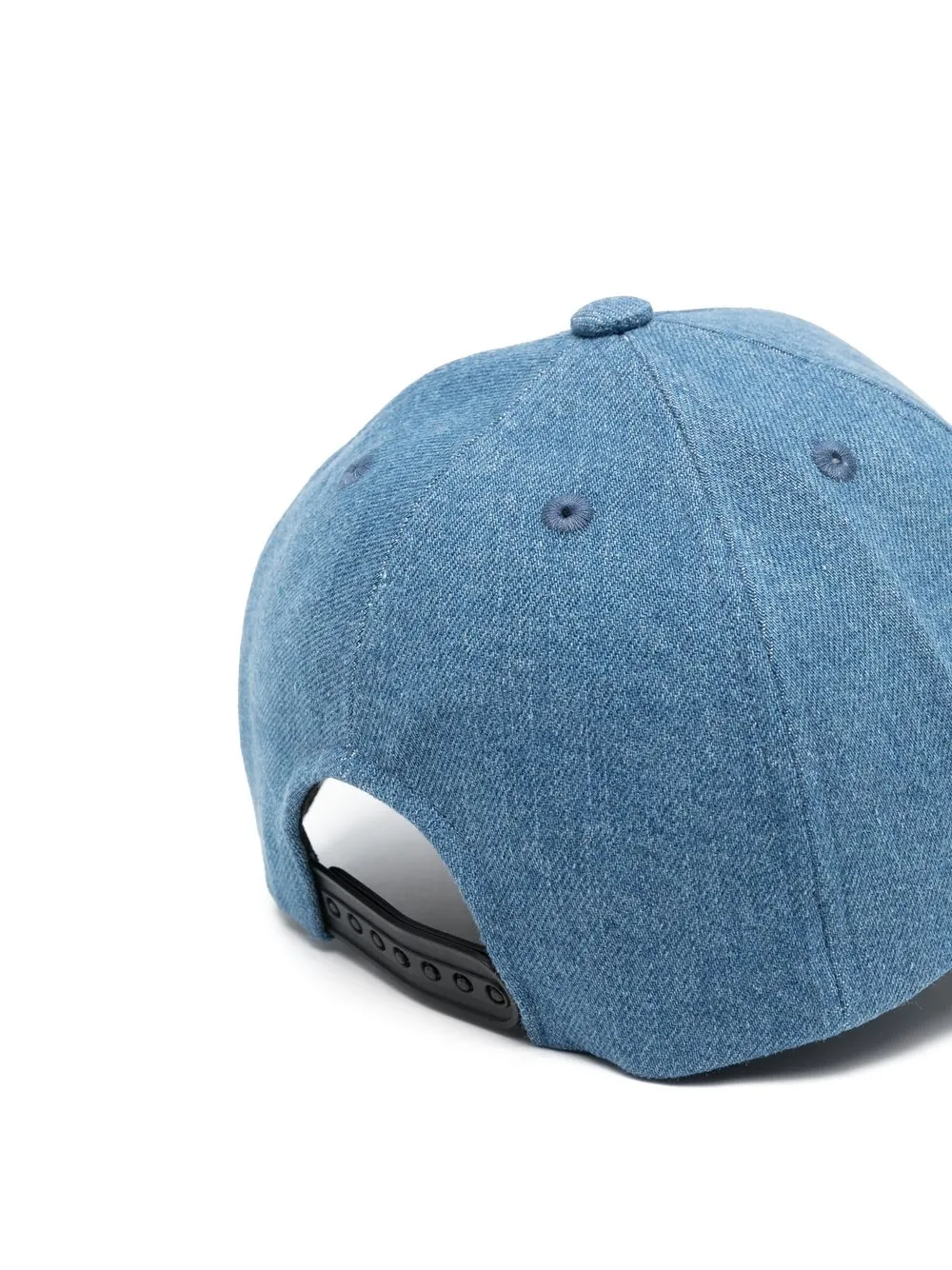 Blu Farfetch Accessori Cappelli e copricapo Fascia Cappello da baseball denim con ricamo 