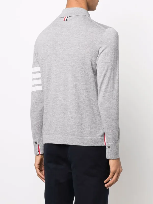 Thom Browne 4BAR カーディガン | グレー | FARFETCH JP Thom Browne 4BAR カーディガン | グレー | FARFETCH JP