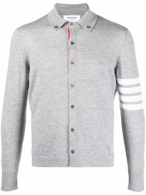 Thom Browne cárdigan tejido con motivo 4-Bar