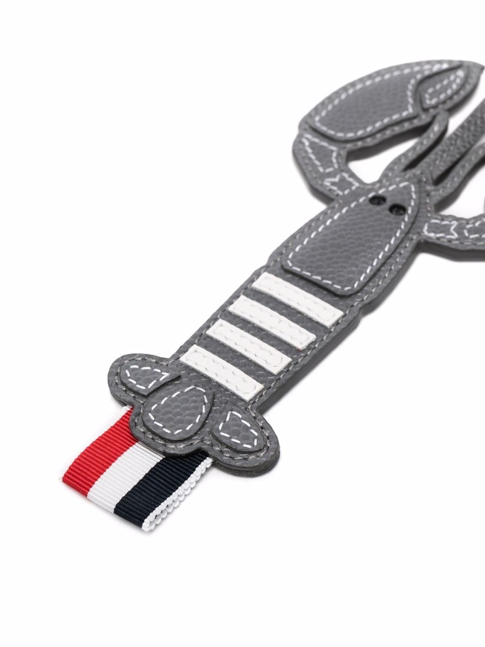 Thom Browne Sleutelhanger met amulet - Grijs