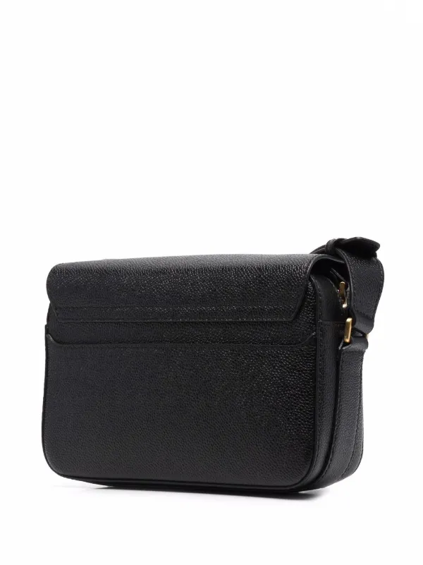 THOM BROWNE☆ソフト カーフレザー ショルダー/カメラバッグ Thom Browne カメラ ショルダーバッグ | ブラック | FARFETCH JP