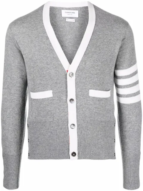 Thom Browne cardigan à détail 4 bandes signature