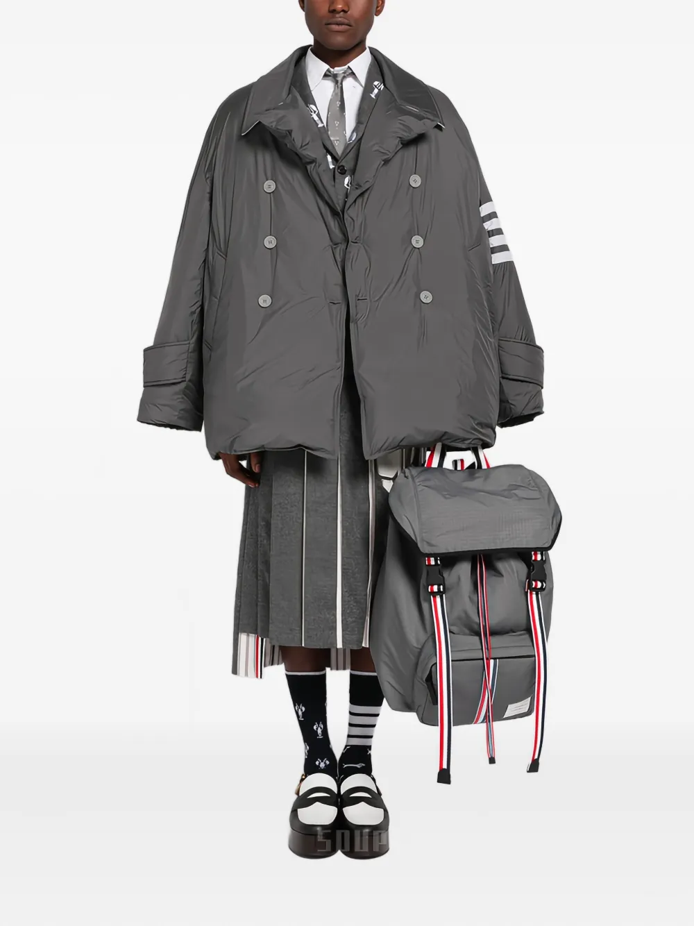 Thom Browne double-breasted coat | Double Breasted Coats | Image 2