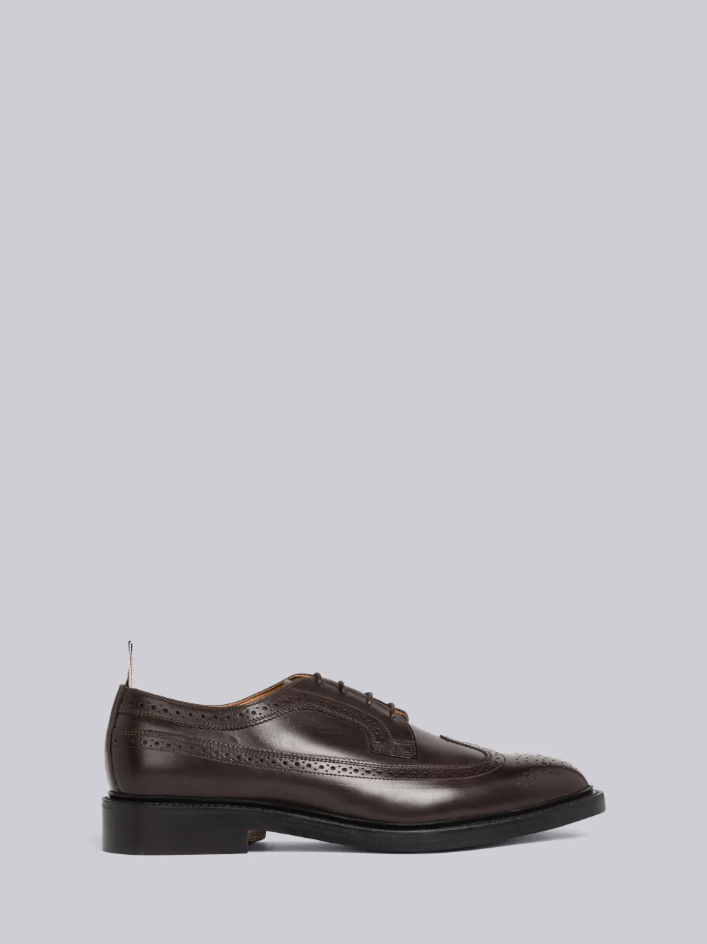 Thom Browne Brown Rubber Sole Longwing Derbys In Brown