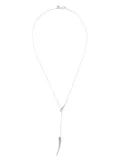 Shaun Leane Sabre Deco small drop necklace - Silver