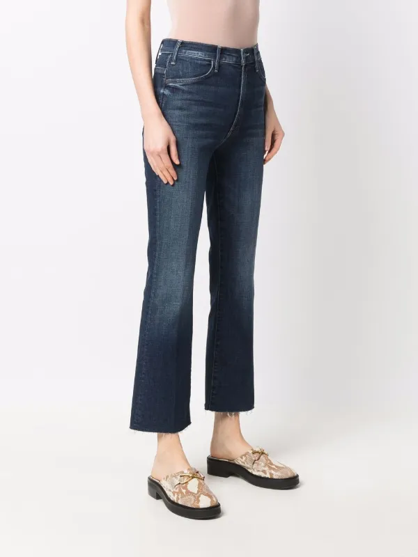 MOTHER The Hustler Ankle Fray Jeans 