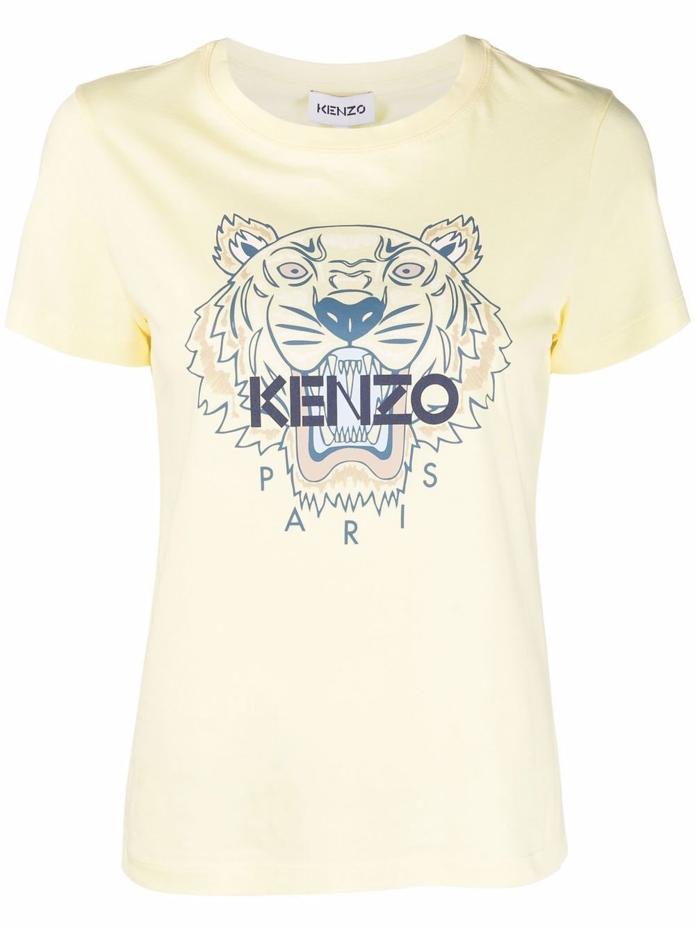 фото Kenzo футболка из органического хлопка с принтом tiger