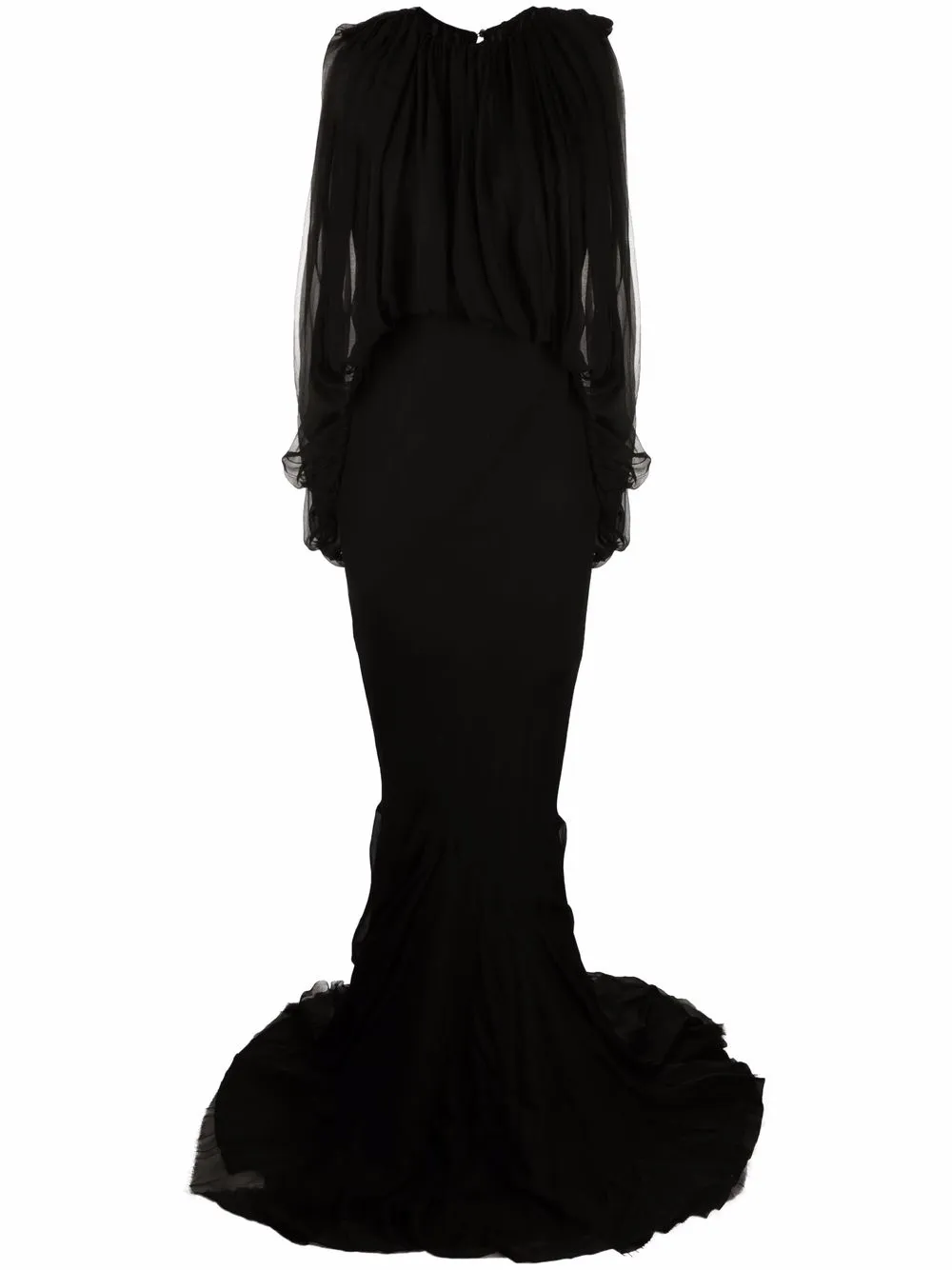 

Rick Owens draped Bubble Gown - Black