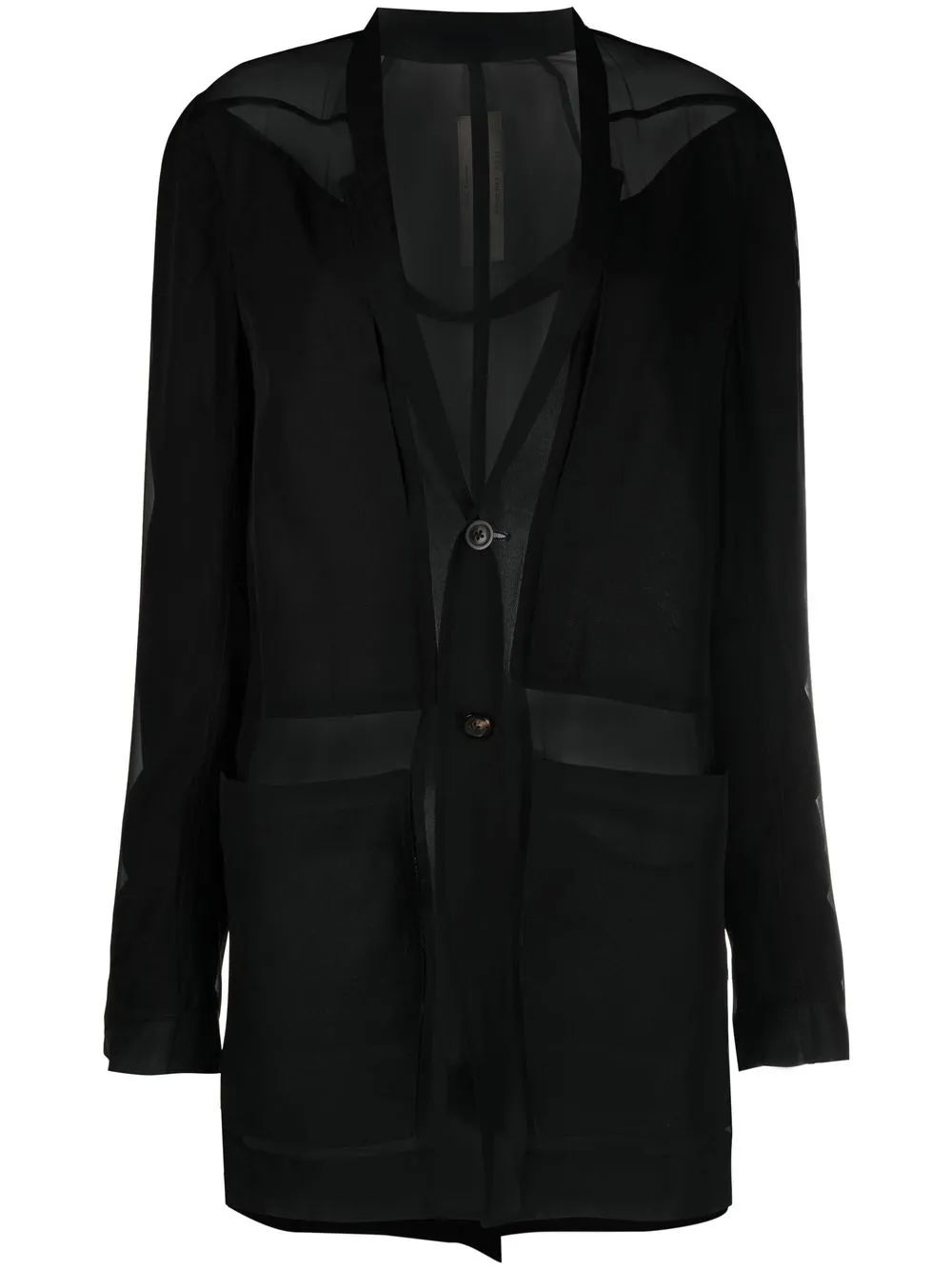 

Rick Owens Lido single-breasted jacket - Black