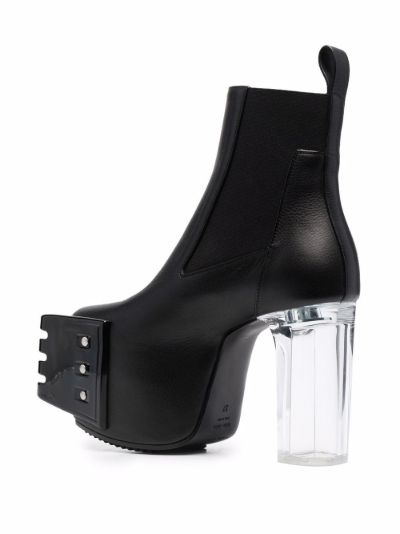 rick owens platform ankle boots