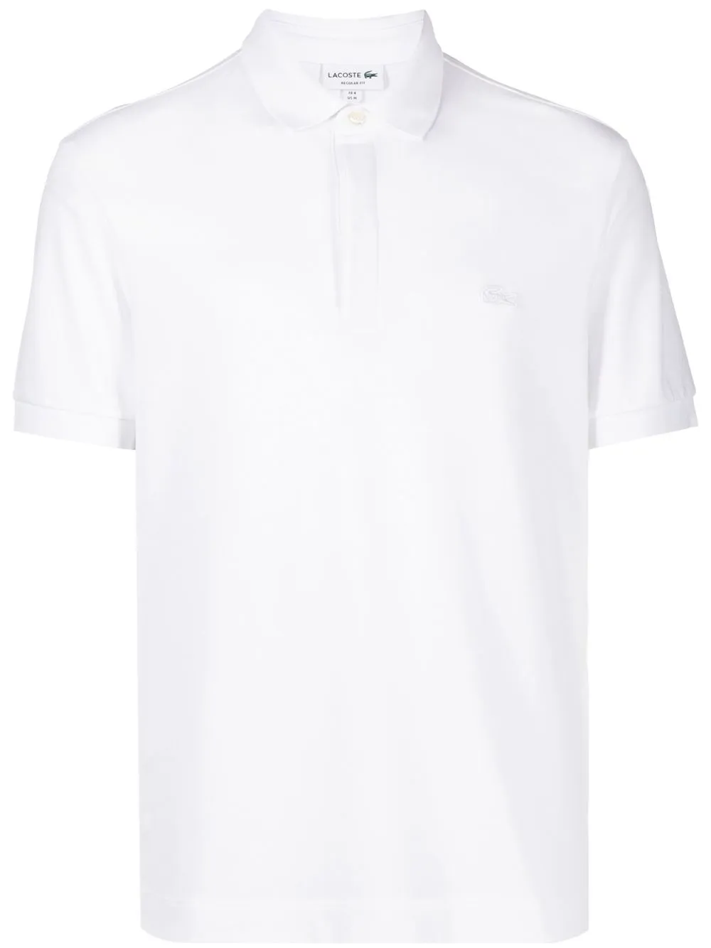 

Lacoste playera tipo polo con parche del logo - Blanco