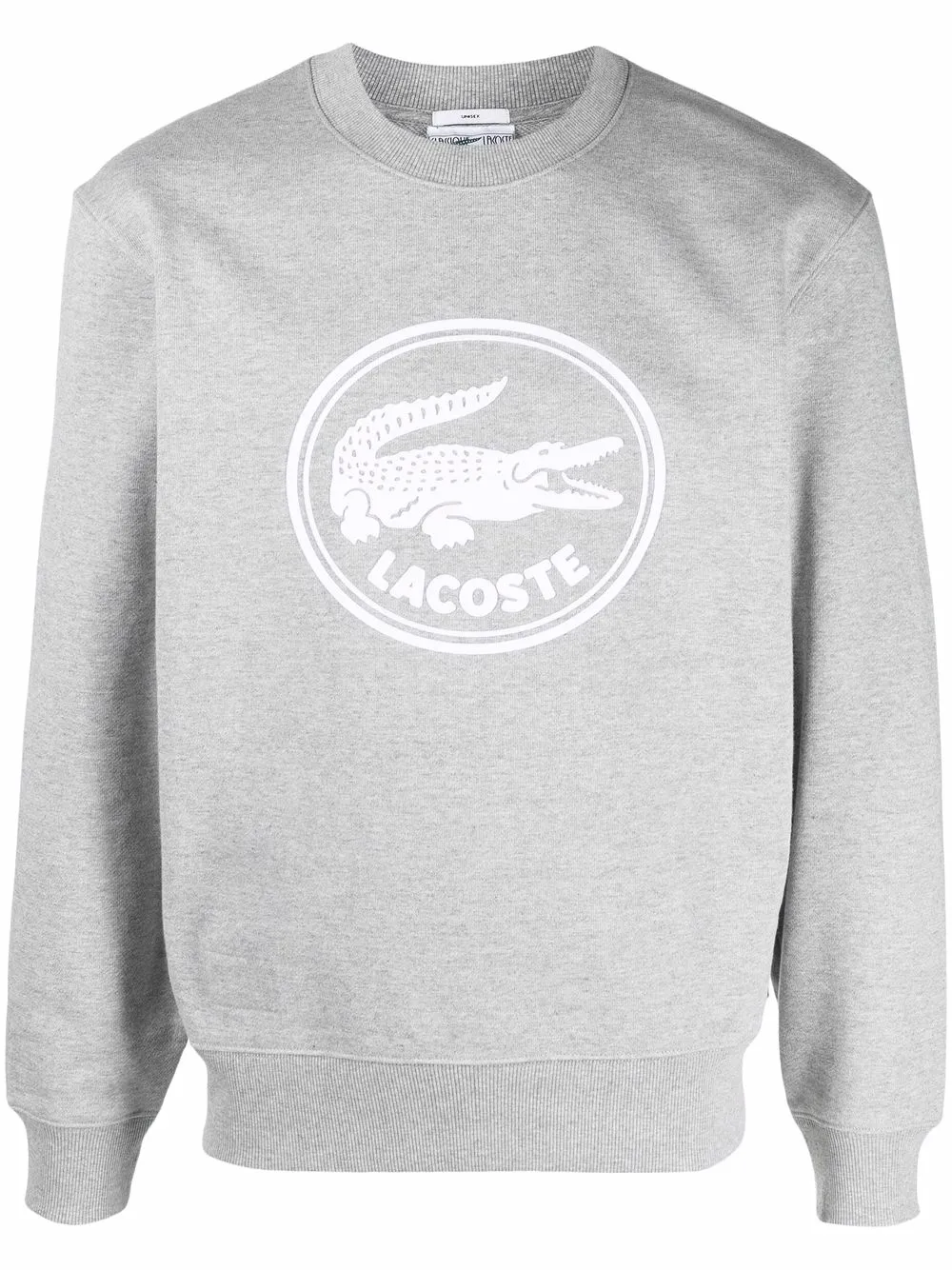 

Lacoste sudadera con logo estampado - Gris