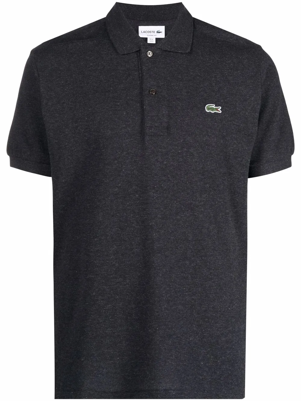 

Lacoste logo-patch cotton polo shirt - Grey