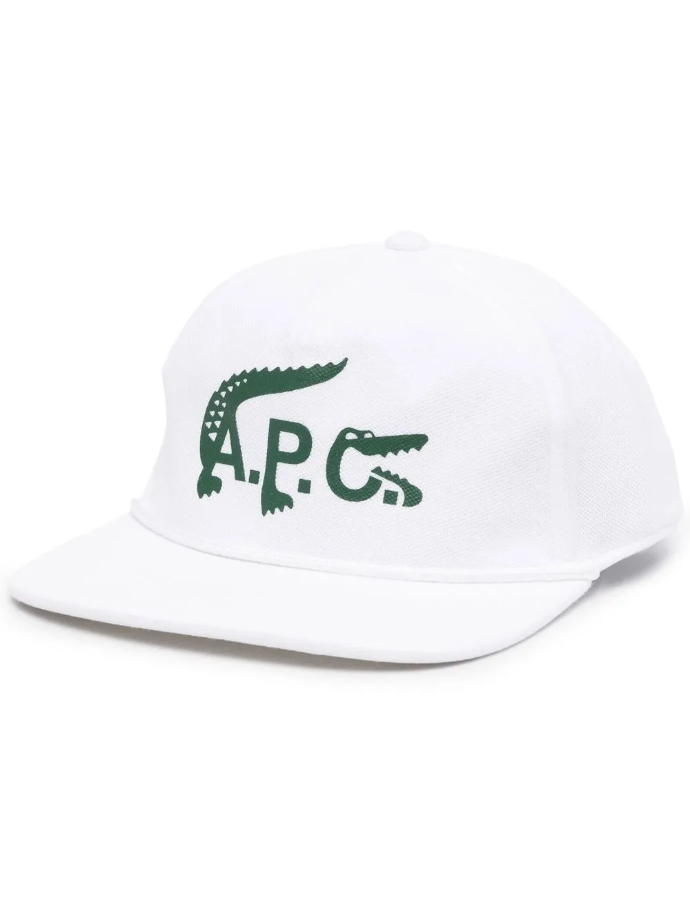 

Lacoste gorra con logo estampado - Blanco