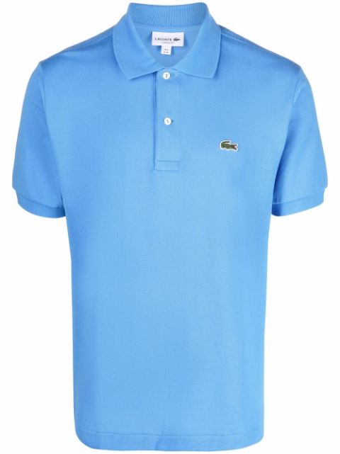 Lacoste logo-patch cotton polo shirt Men