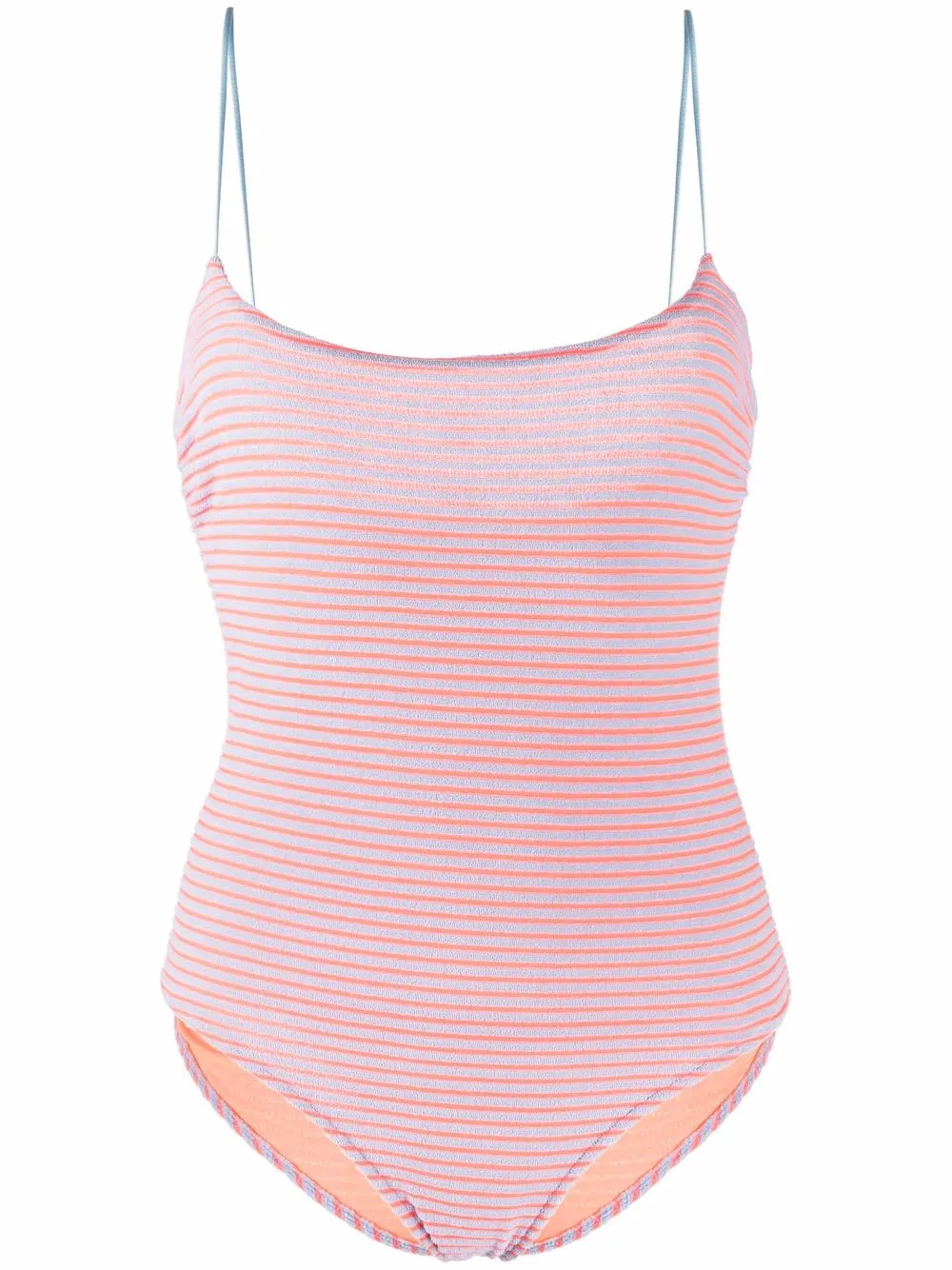 

Forte Forte striped terry-cloth swimsuit - Purple