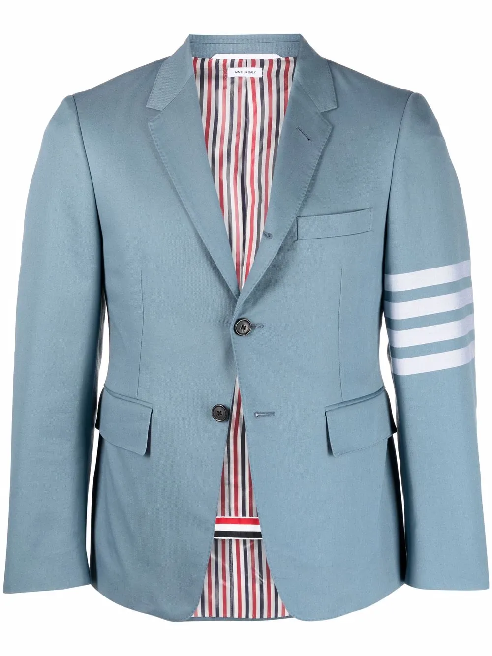 

Thom Browne blazer con botones y motivo 4-Bar - Azul