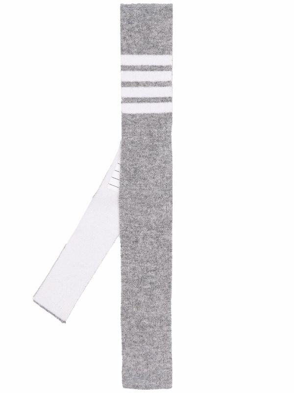 Thom Browne 4BAR カシミア ストライプネクタイ - Farfetch