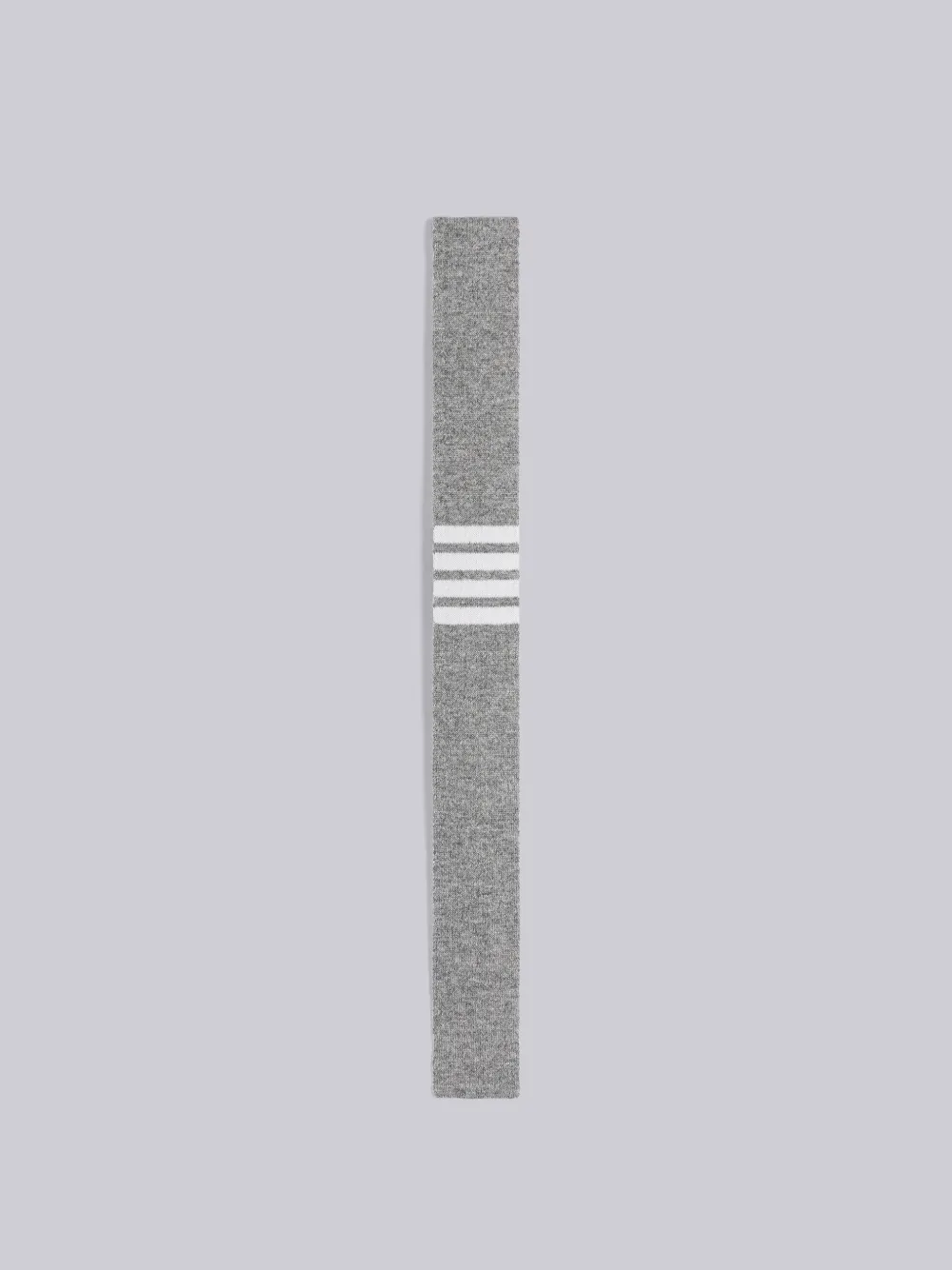 Thom Browne 4-bar Stripe Cashmere Tie In Grey