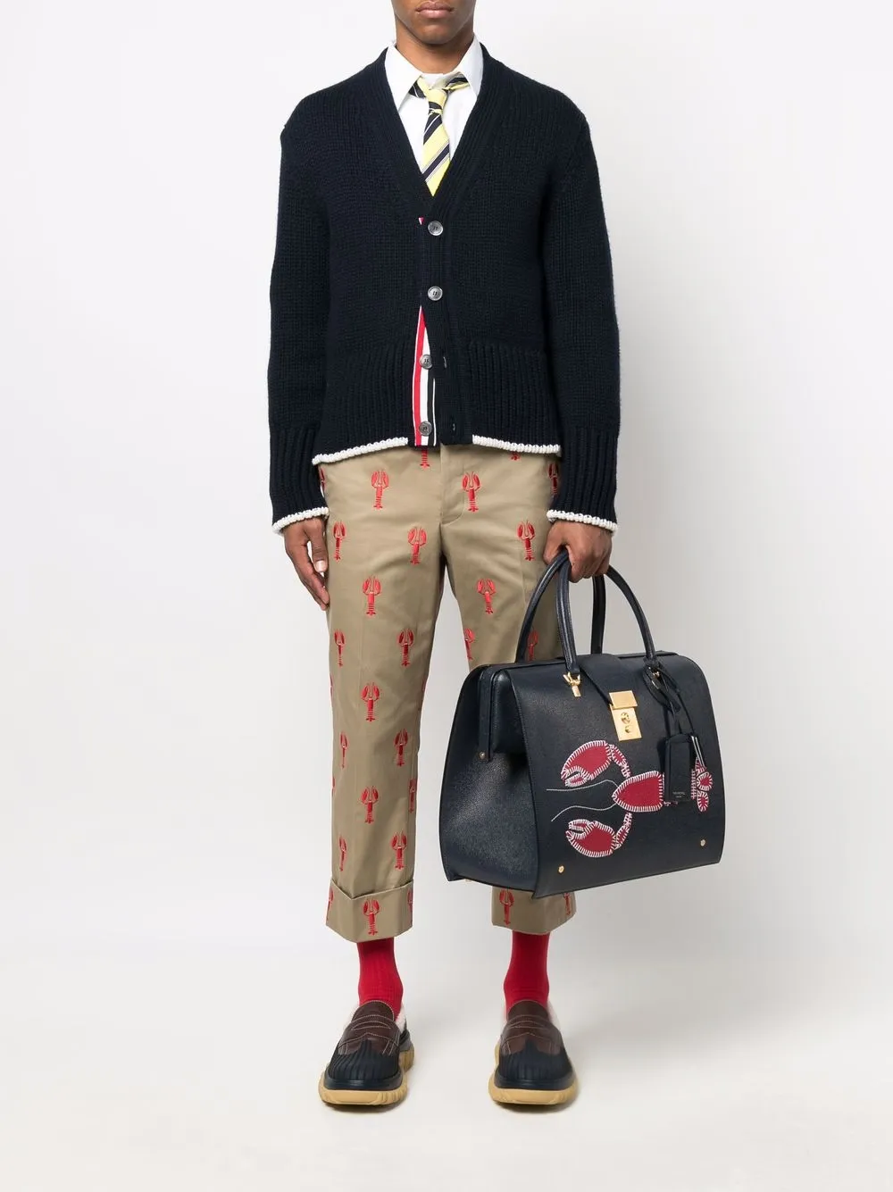 Thom Browne Vest met print - Blauw