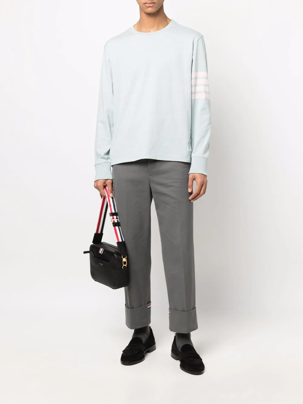 Thom Browne RWB 스트라이프 스몰 카메라 백 | 남성 | Image 2