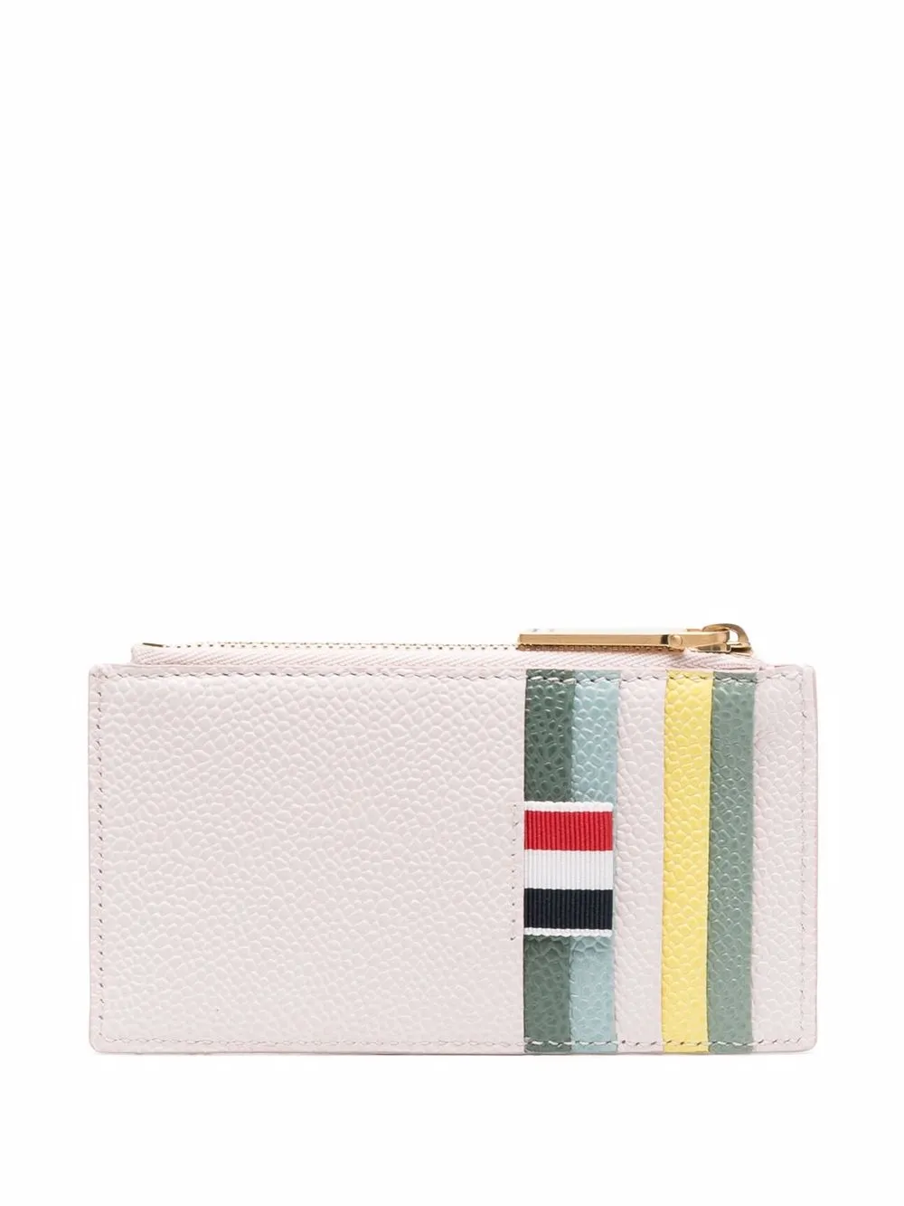 

Thom Browne RWB stripe wallet - Pink